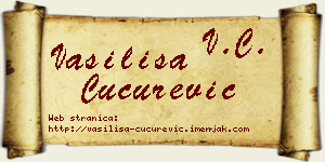 Vasilisa Cucurević vizit kartica